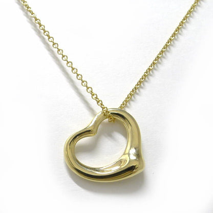 Tiffany & Co Necklace Open Heart 18k Yellow Gold