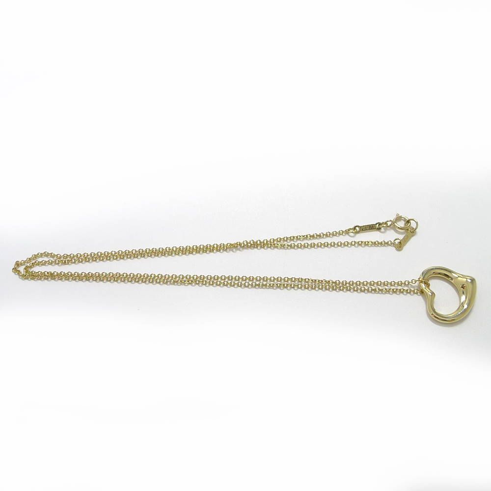 Tiffany & Co Necklace Open Heart 18k Yellow Gold — view 3