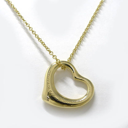 Tiffany & Co Necklace Open Heart 18k Yellow Gold — view 2