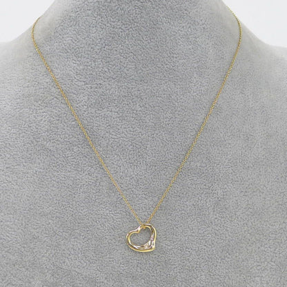 Tiffany & Co Necklace Open Heart 18k Yellow Gold — view 8