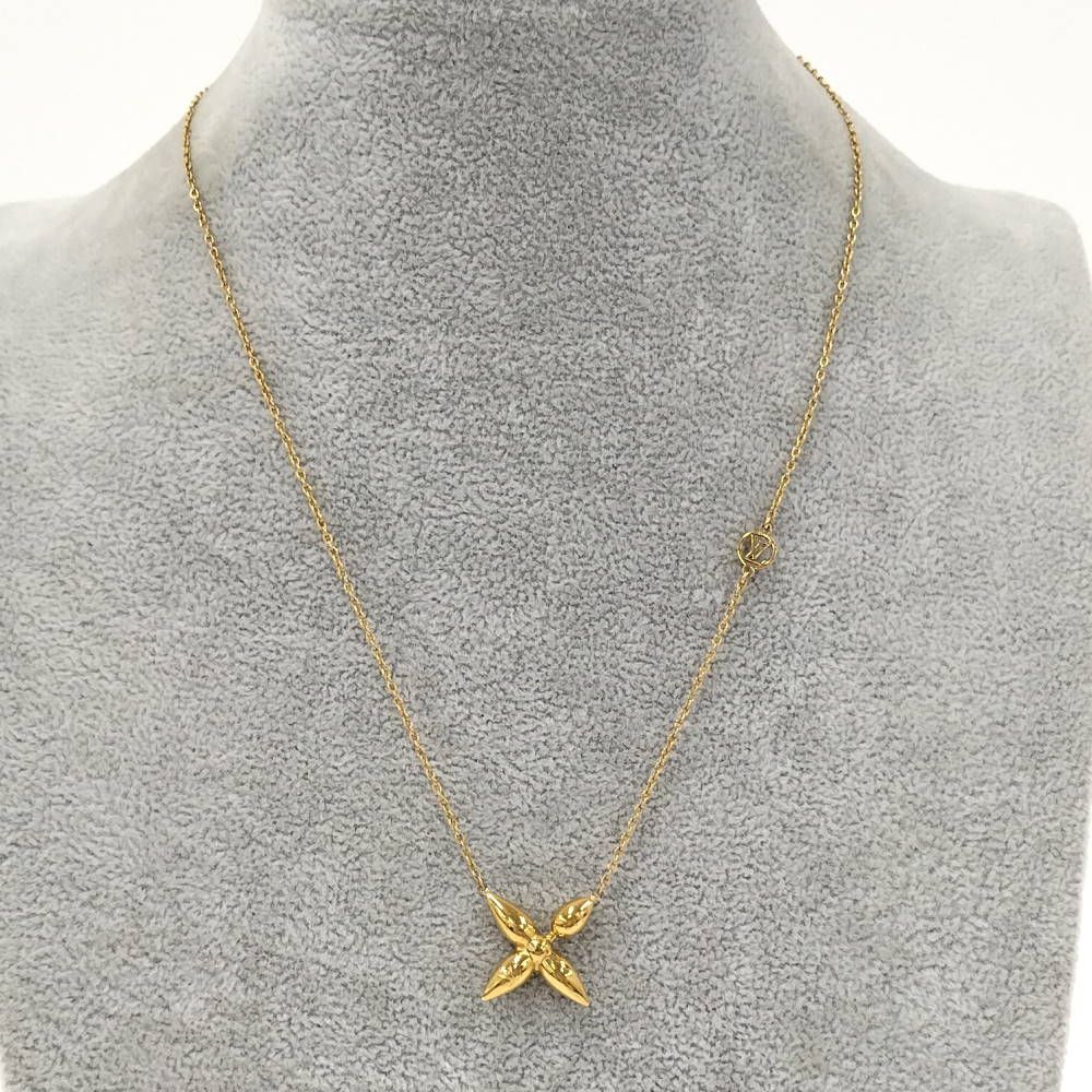 Louis Vuitton Necklace Collier Plated Gold — view 8