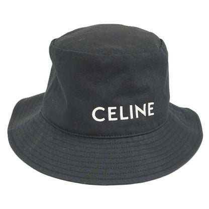 Celine Bucket Hat Black Cotton