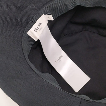 Celine Bucket Hat Black Cotton — view 6
