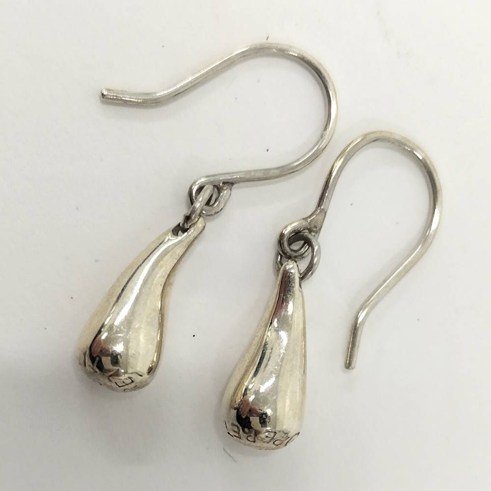 Tiffany & Co Teardrop Earrings Silver — view 3