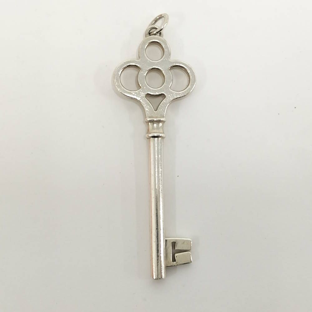 Tiffany & Co Necklace Top Crown Key Silver — view 2