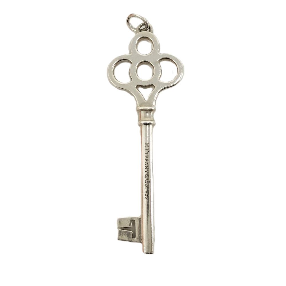 Tiffany & Co Necklace Top Crown Key Silver