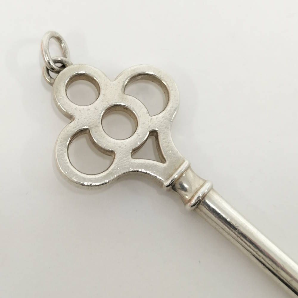 Tiffany & Co Necklace Top Crown Key Silver — view 6