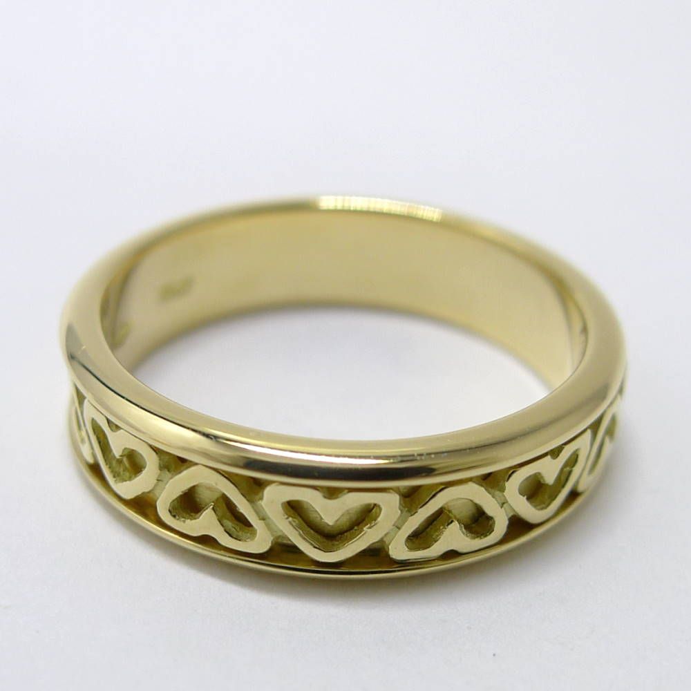 Tiffany & Co Out Heart Ring 18k Yellow Gold — view 4