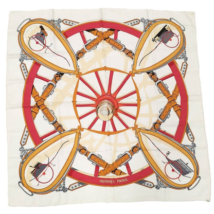 Hermes Carre 90 Scarf Silk Wheels to Freedom