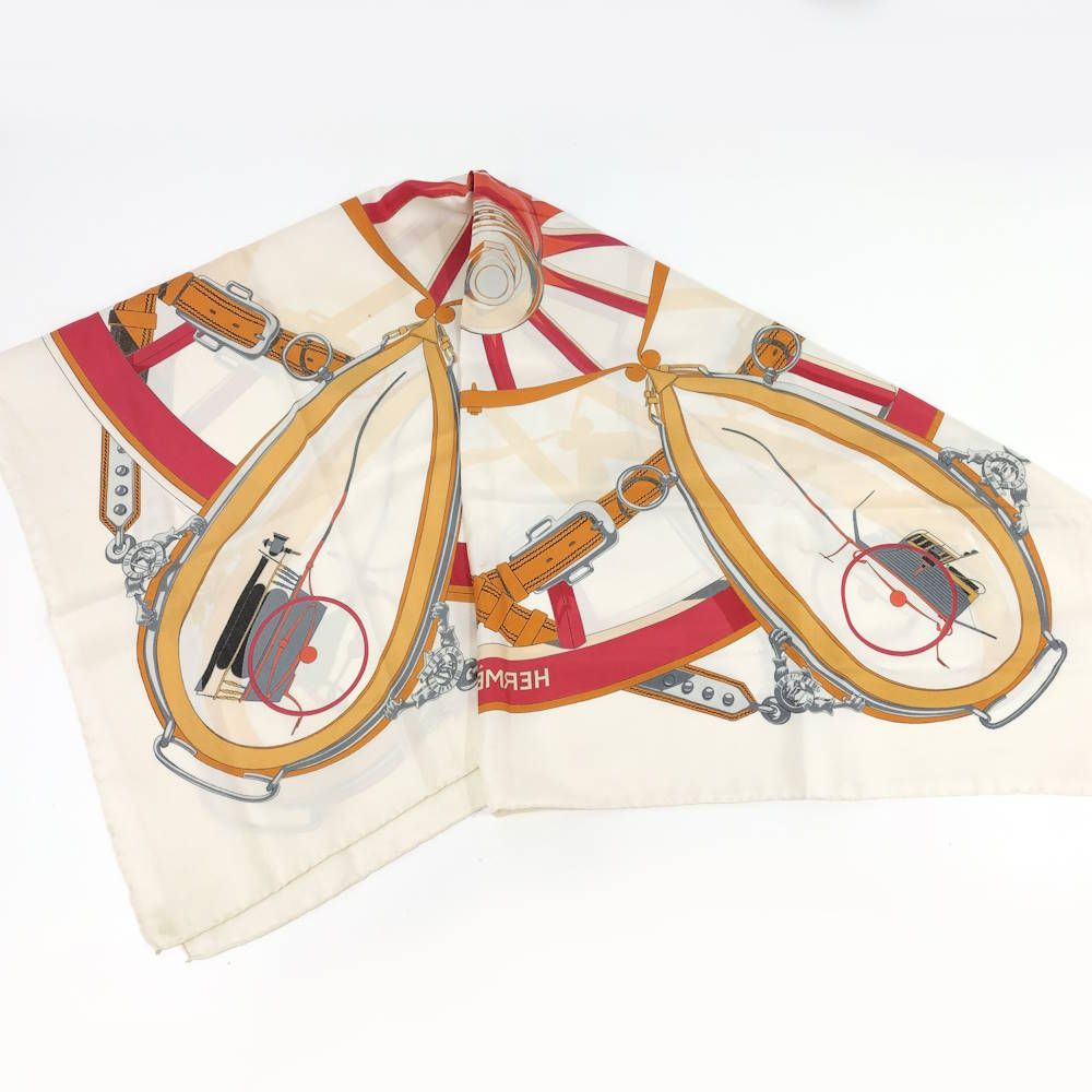 Hermes Carre 90 Scarf Silk Wheels to Freedom — view 3