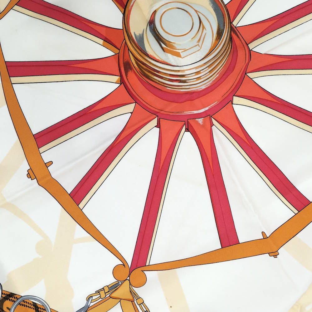 Hermes Carre 90 Scarf Silk Wheels to Freedom — view 5