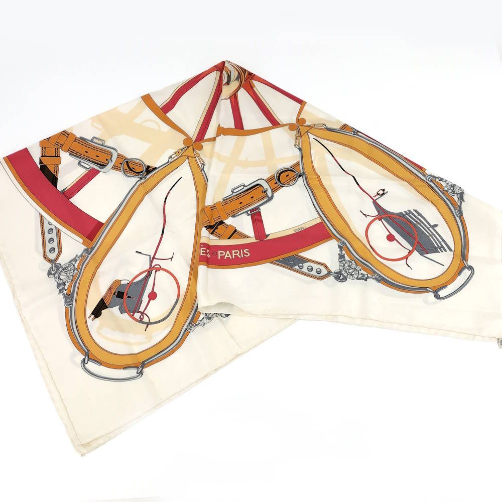 Hermes Carre 90 Scarf Silk Wheels to Freedom — view 2