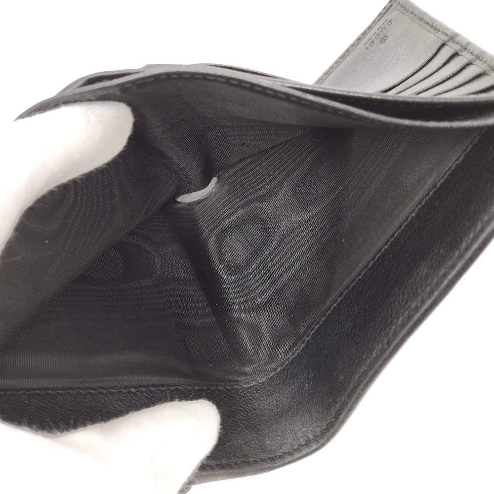 Gucci Bamboo Leather Black Diana 2184 Wallet — view 8