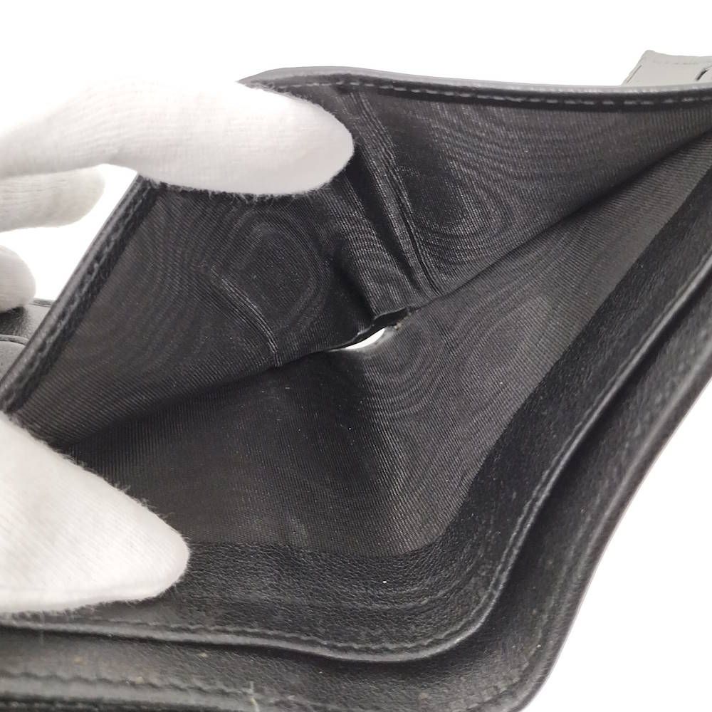 Gucci Bamboo Leather Black Diana 2184 Wallet — view 7