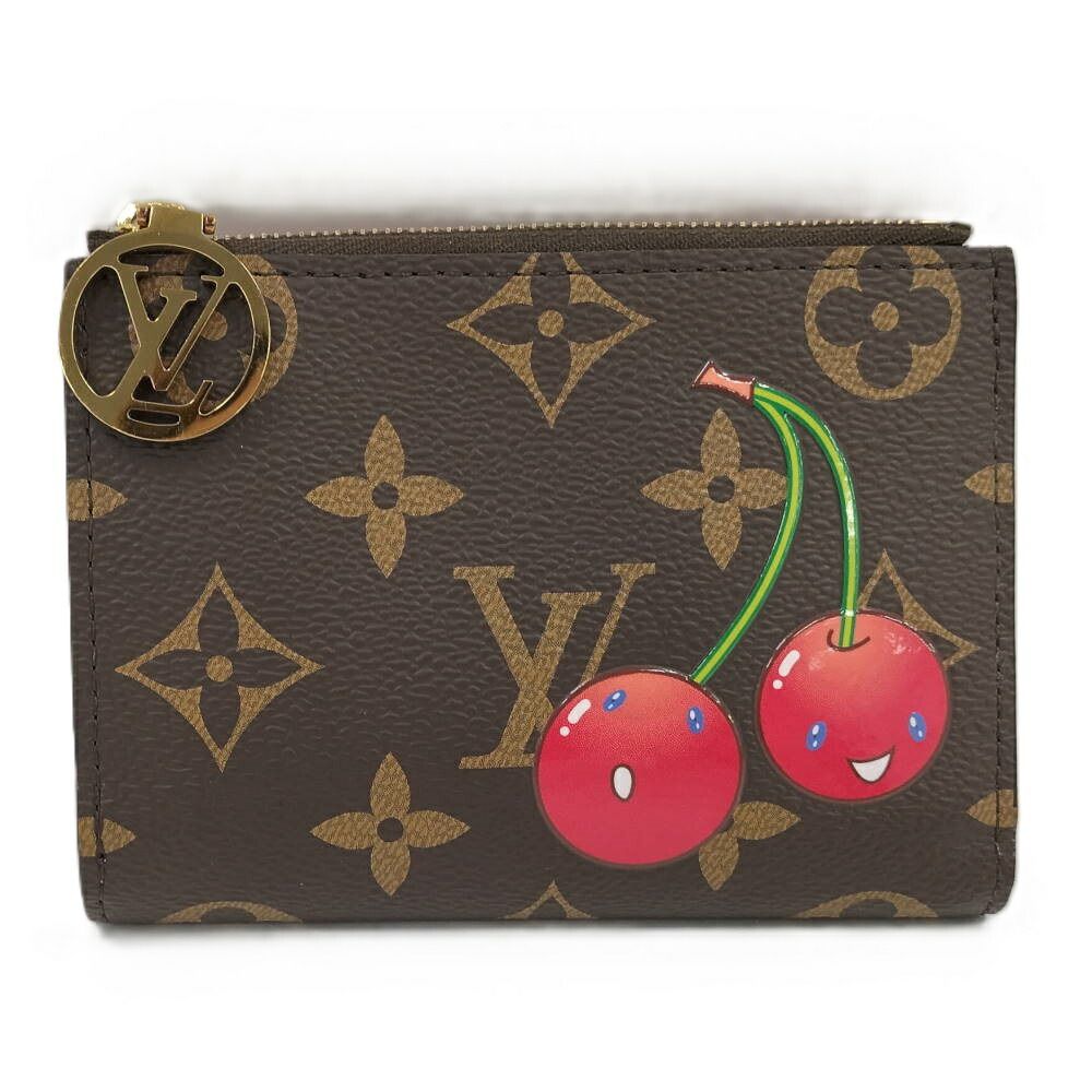 Louis Vuitton Bifold Wallet LV TM Portefeuille Lisa Monogram Cherry
