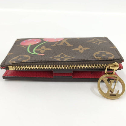 Louis Vuitton Bifold Wallet LV TM Portefeuille Lisa Monogram Cherry — view 5