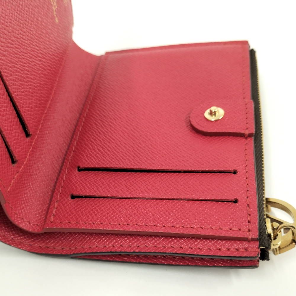 Louis Vuitton Bifold Wallet LV TM Portefeuille Lisa Monogram Cherry — view 7