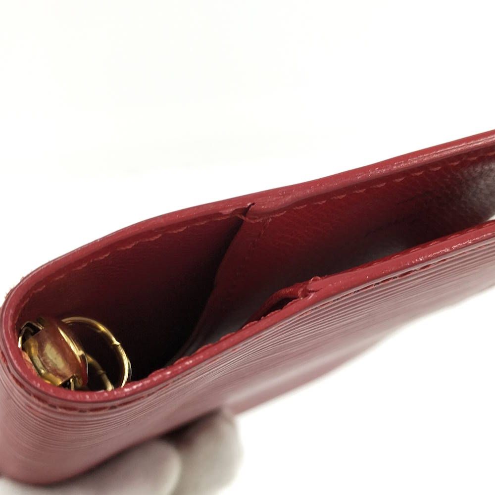 Louis Vuitton Agenda PM Notebook Cover Epi Castilian Red — view 5