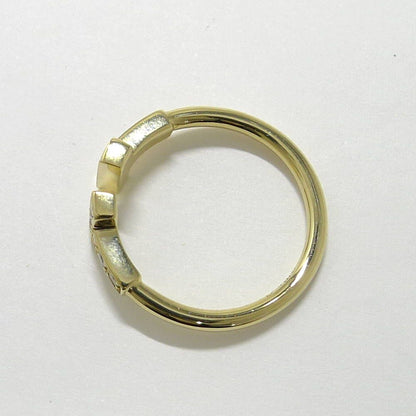 Tiffany & Co T Wire Ring 18k Yellow Gold Diamond — view 2