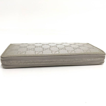 Gucci Zip Around Wallet GG Supreme Coating Silver — view 6