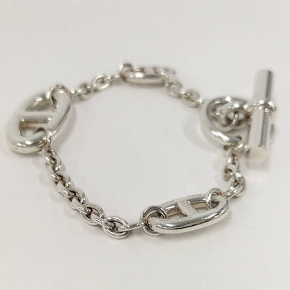 Hermes Chaine D'ancre Farandole ST Silver Bracelet — view 3
