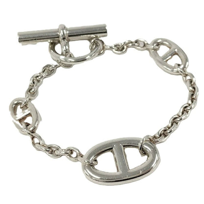 Hermes Chaine D'ancre Farandole ST Silver Bracelet