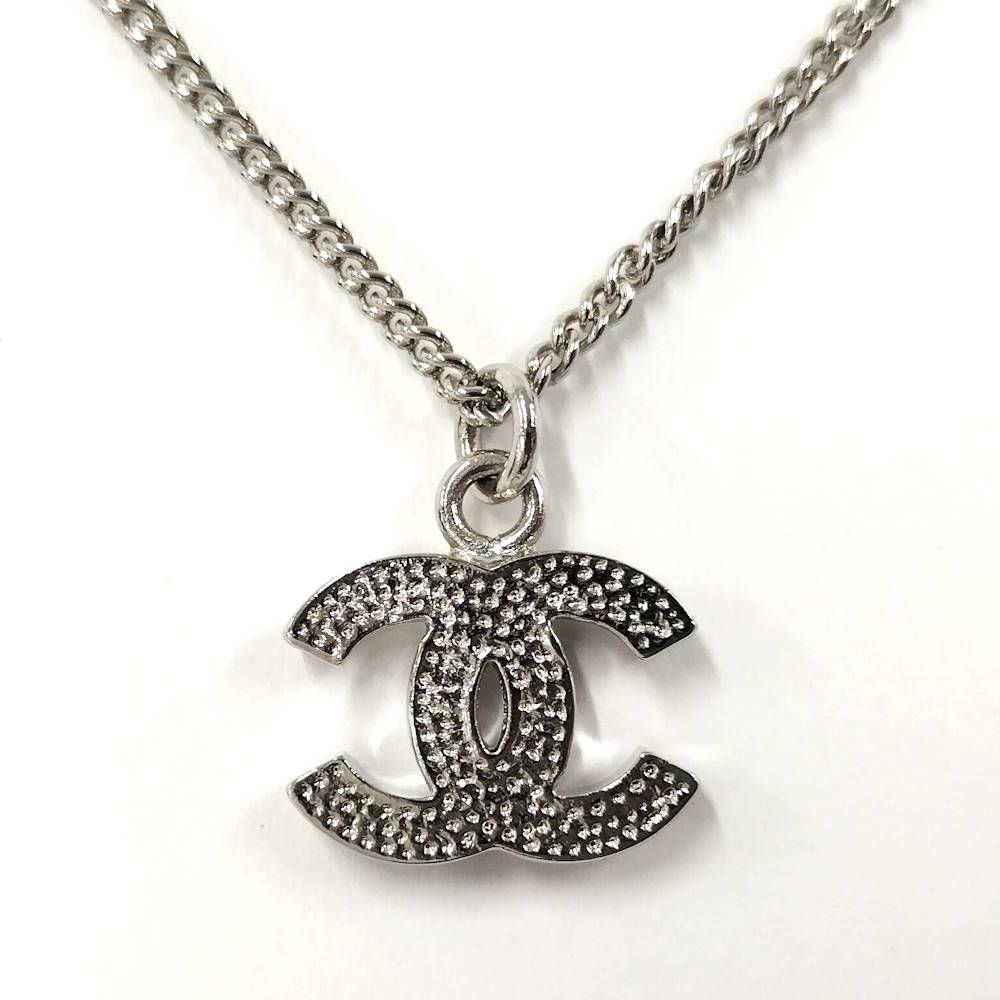 Chanel CC Logo Line Stone Necklace — view 2