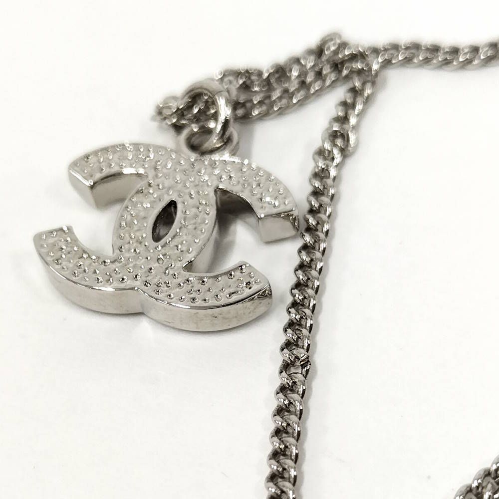 Chanel CC Logo Line Stone Necklace — view 7