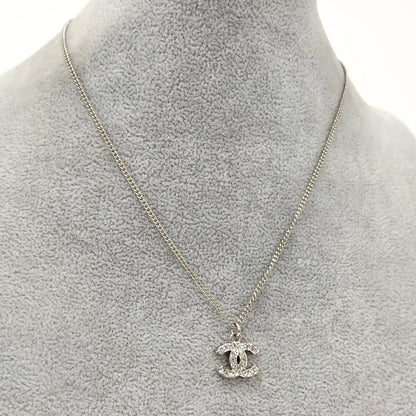 Chanel CC Logo Line Stone Necklace — view 9