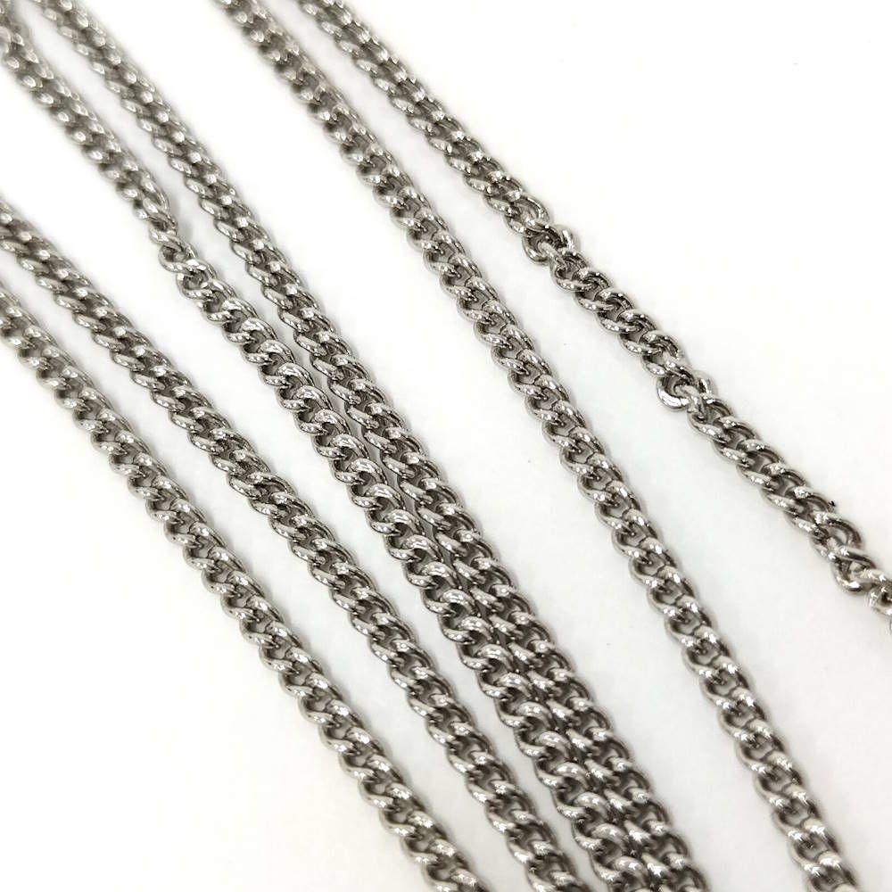 Chanel CC Logo Line Stone Necklace — view 8