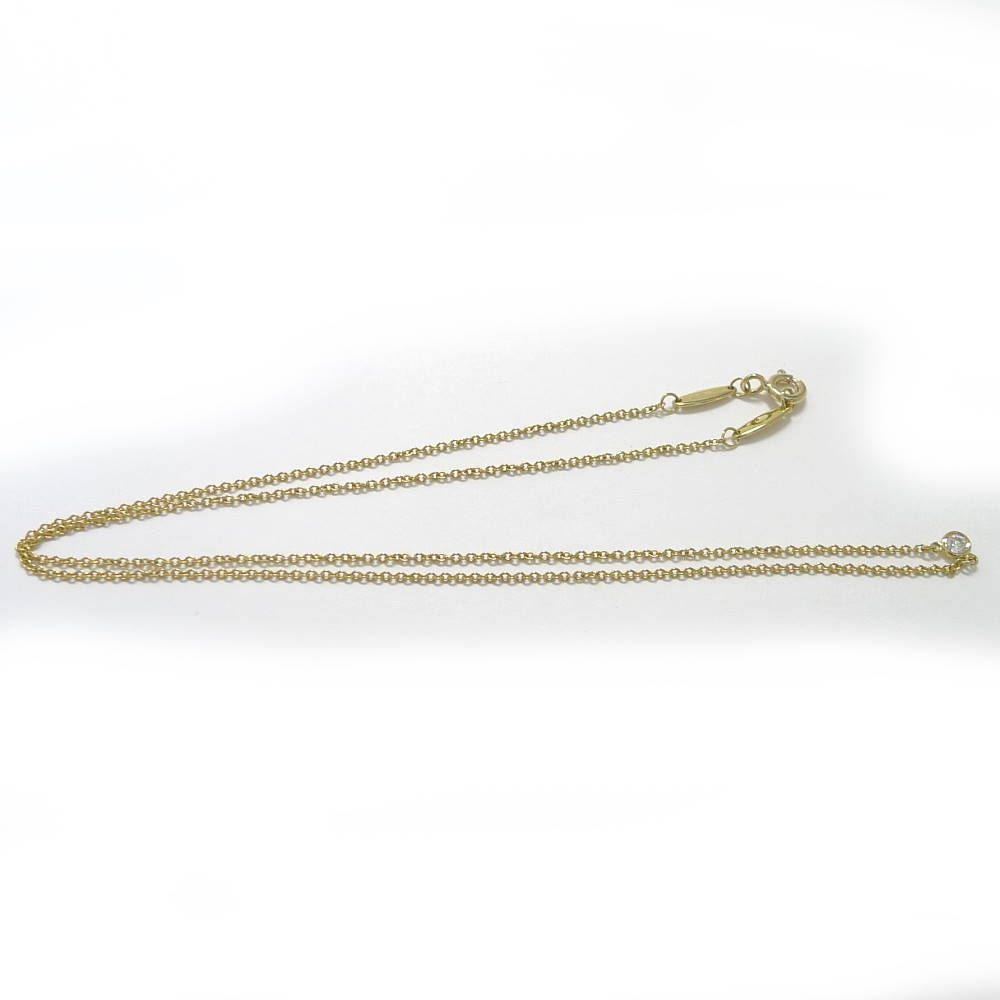 Tiffany & Co Necklace by the Yard 18k Yellow Gold Diamond — view 3