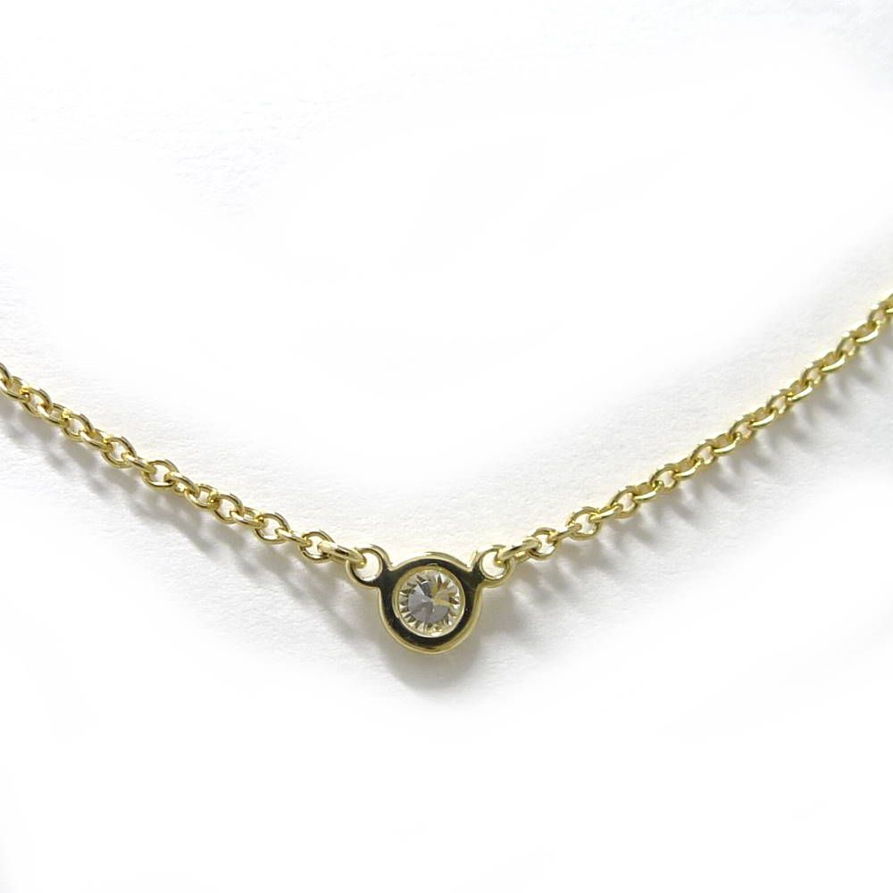 Tiffany & Co Necklace by the Yard 18k Yellow Gold Diamond — view 2