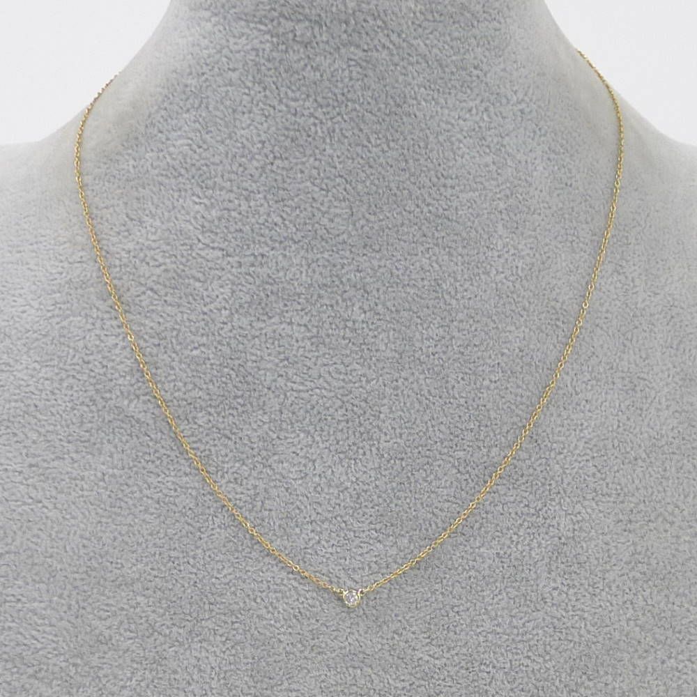 Tiffany & Co Necklace by the Yard 18k Yellow Gold Diamond — view 6