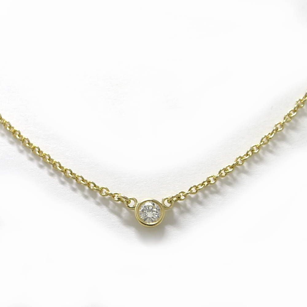 Tiffany & Co Necklace by the Yard 18k Yellow Gold Diamond