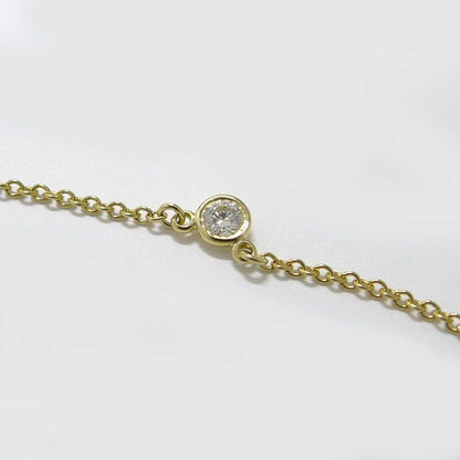 Tiffany & Co Necklace by the Yard 18k Yellow Gold Diamond — view 4