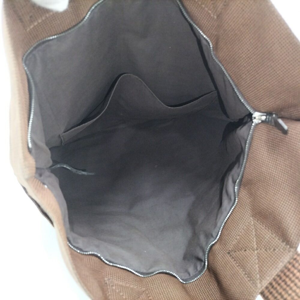 Hermes Her Line Cabas Tote Canvas Brown — view 9