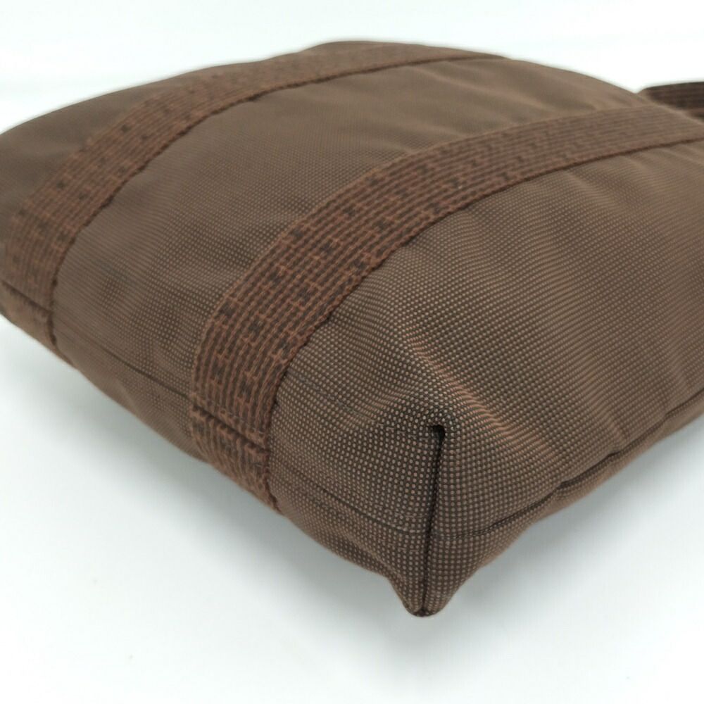 Hermes Her Line Cabas Tote Canvas Brown — view 3