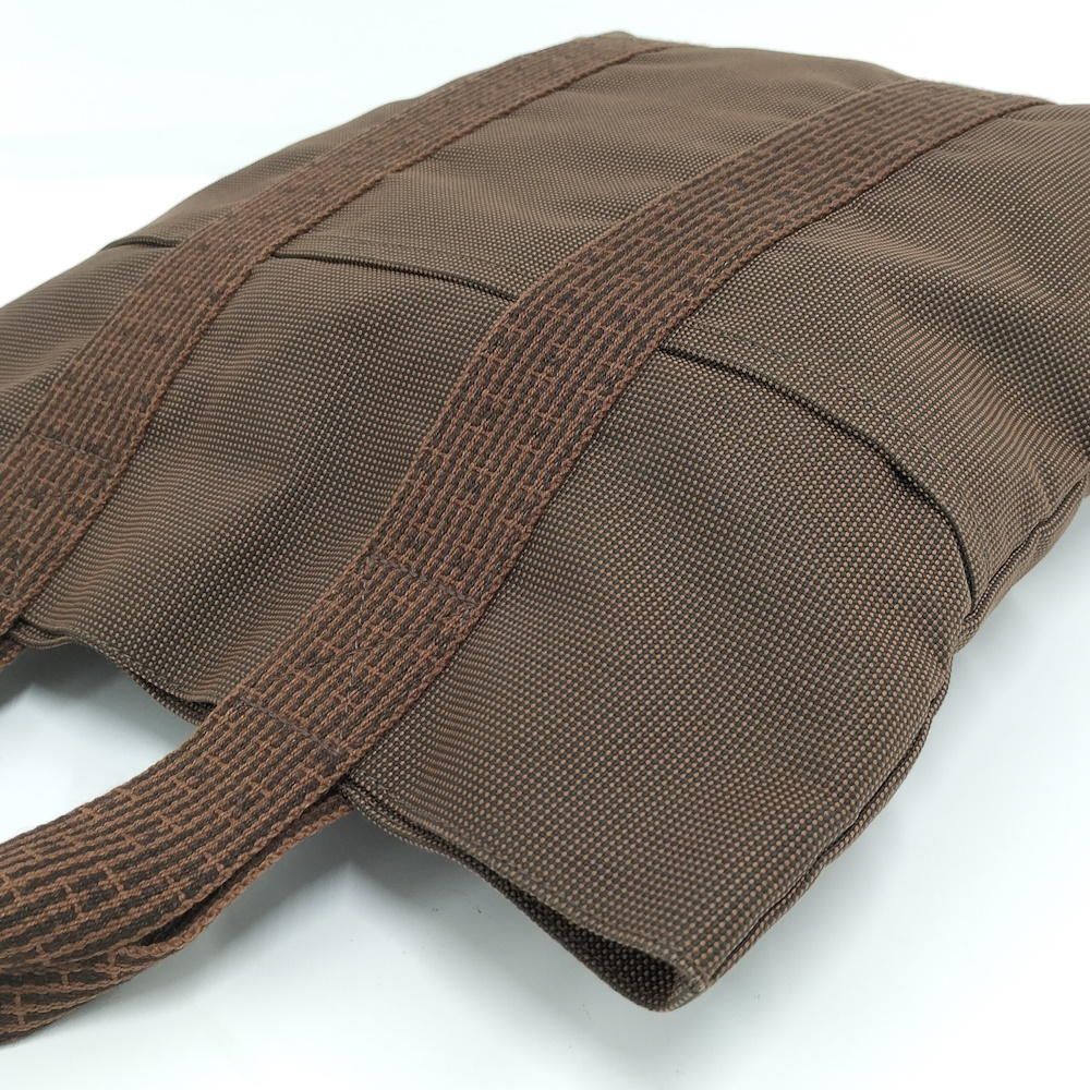 Hermes Her Line Cabas Tote Canvas Brown — view 4