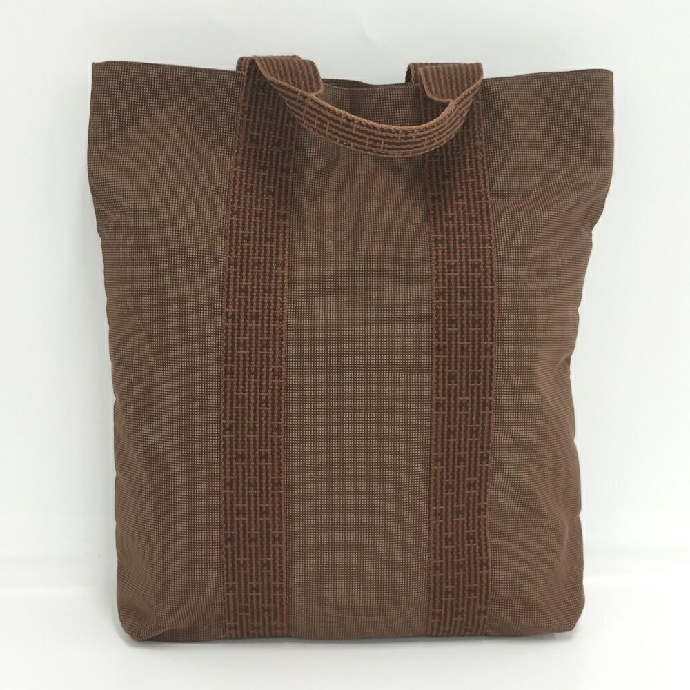 Hermes Her Line Cabas Tote Canvas Brown — view 2