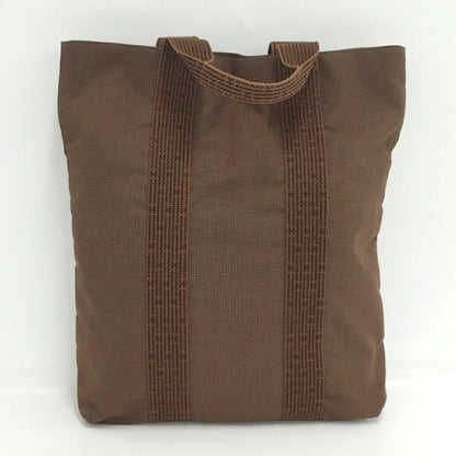 Hermes Her Line Cabas Tote Canvas Brown — view 2
