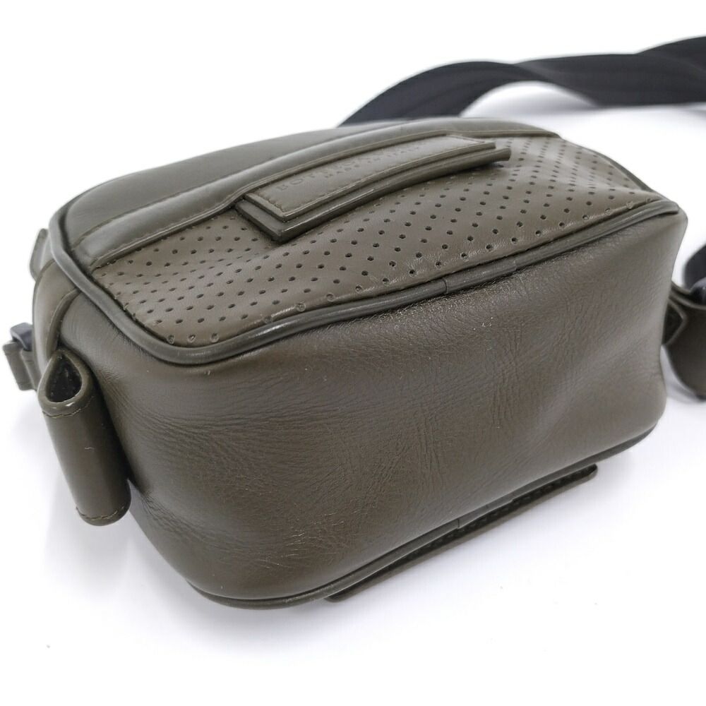 Bottega Veneta Shoulder Bag Leggero Leather Khaki — view 4