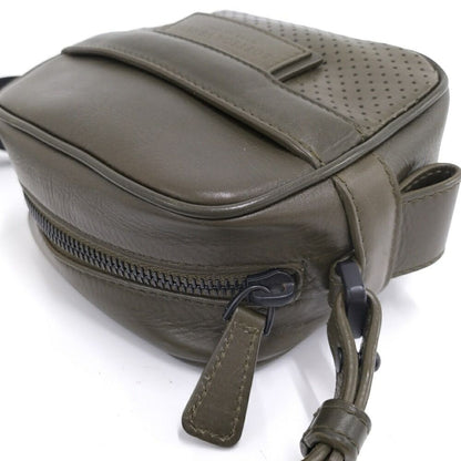 Bottega Veneta Shoulder Bag Leggero Leather Khaki — view 5