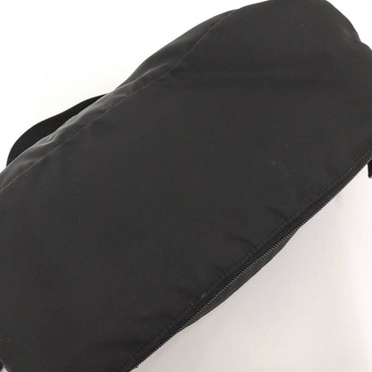 Prada Shoulder Bag Triangle Plate Nylon Black — view 7