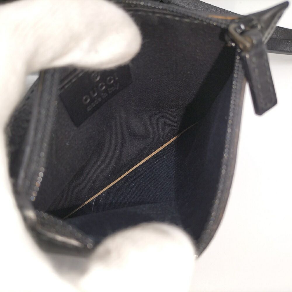 Gucci Tote GG Canvas Leather Black — view 8