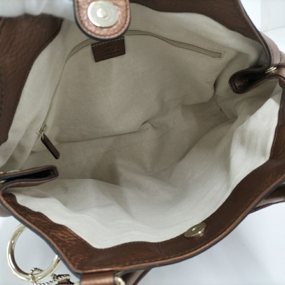 Gucci Ski Handbag Leather Blanc — view 9