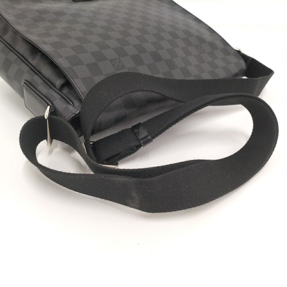 Louis Vuitton District MM Damier Graphite Shoulder Bag — view 6
