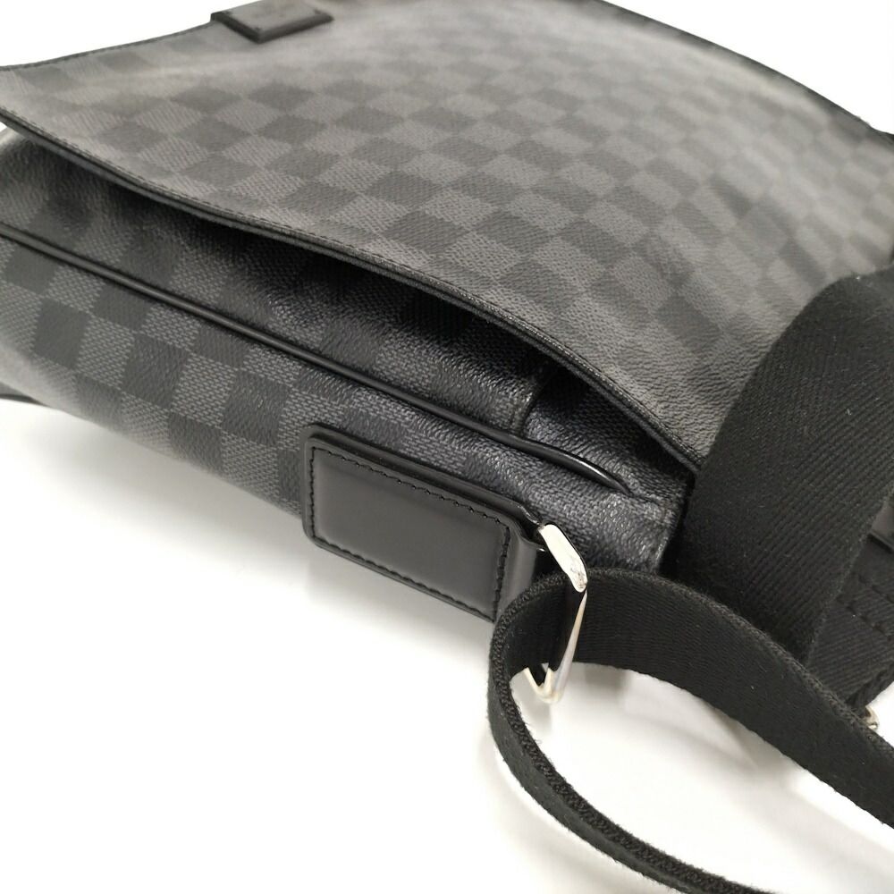 Louis Vuitton District MM Damier Graphite Shoulder Bag — view 7