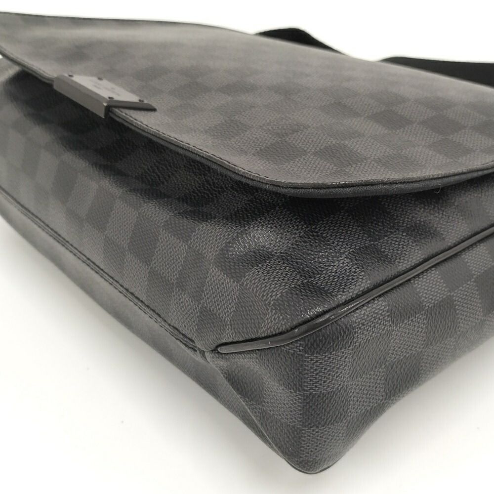 Louis Vuitton District MM Damier Graphite Shoulder Bag — view 3