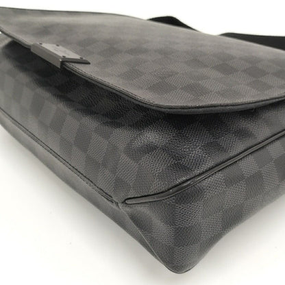 Louis Vuitton District MM Damier Graphite Shoulder Bag — view 3