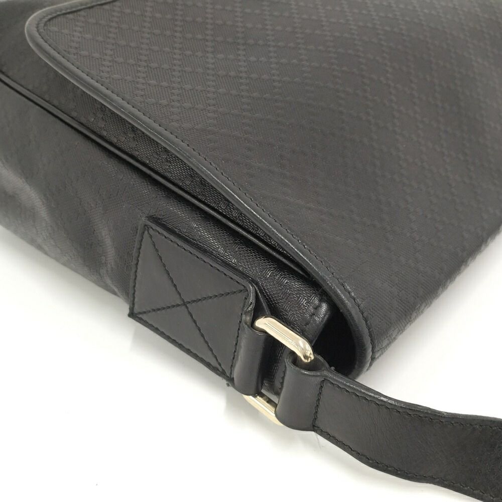 Gucci Shoulder Bag Diamante Leather Black — view 6